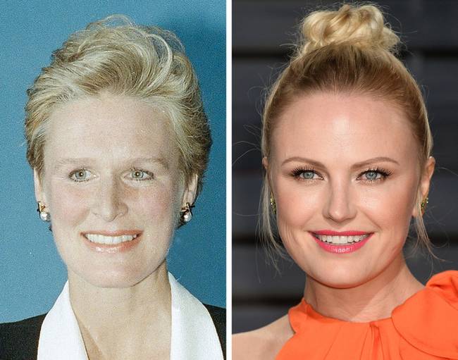 Glenn Close és Malin Akerman, 40 évesen