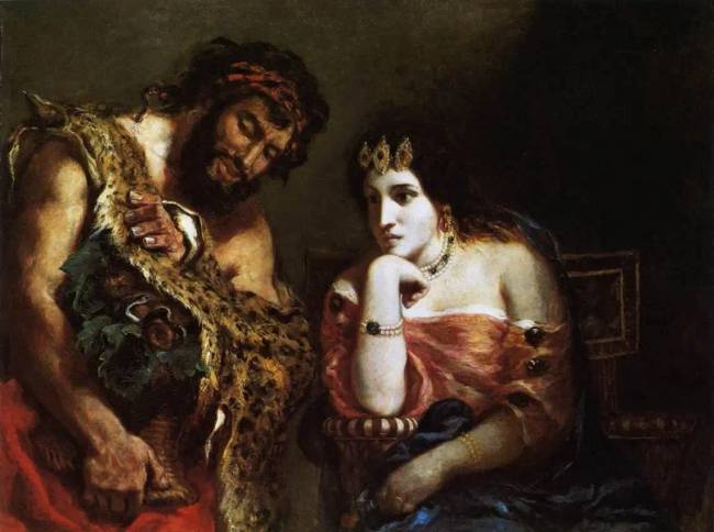 Eugène Delacroix: „Kleopátra és a paraszt” / Ackland Művészeti Múzeum, USA