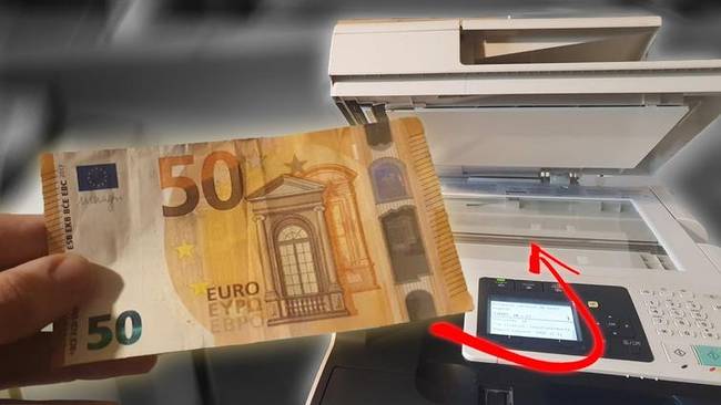 A Ceapa Cool névre hallgató vloggert addig kérlelték a követői, hogy próbáljon meg fénymásolatot készíteni valamilyen pénzről, míg végül be nem adta a derekát. Egy 50 eurós bankjegyre esett a választás.