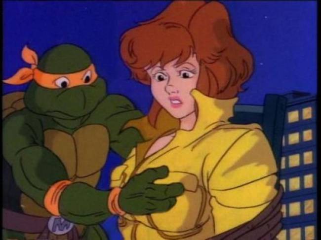 Michelangelo elvesztette az önkontrollját.
