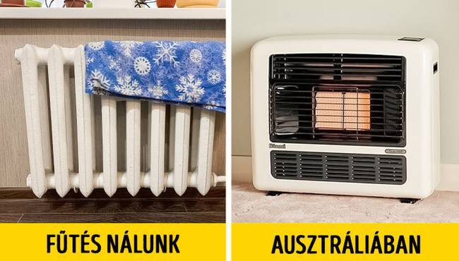 A legtöbb lakásban nincs központi fűtés.