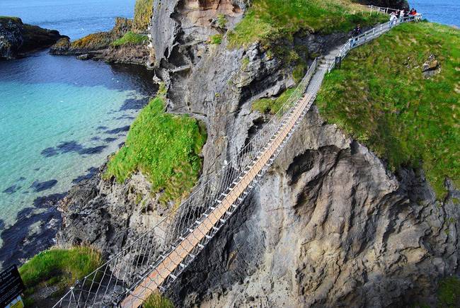 Carrick-a-Rede kötélhíd – Ballintoy, Észak-Írország