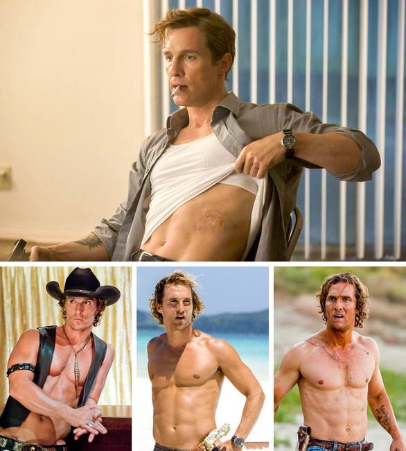 Matthew McConaughey: a félmeztelen rossz fiú.