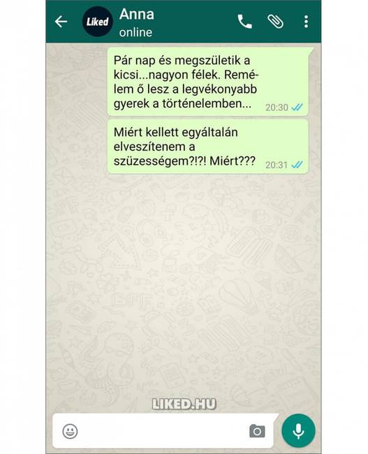 Na, legalább egy picit átérzi, hogy milyen ijesztő is az egész :D