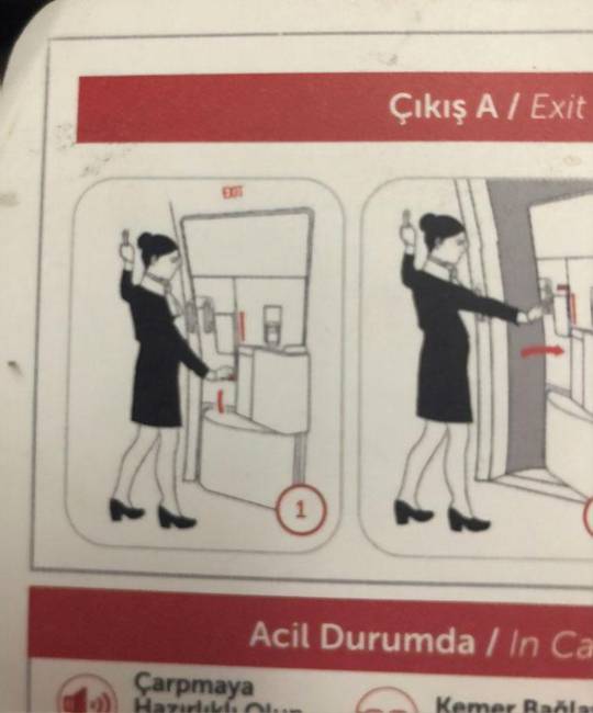 Úgy tűnik, hogy a stewardessnek elege lett.