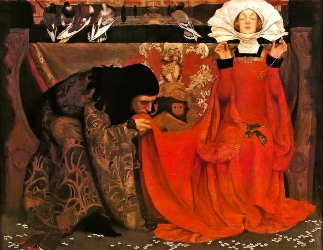 Eleanor Fortescue-Brickdale festménye.