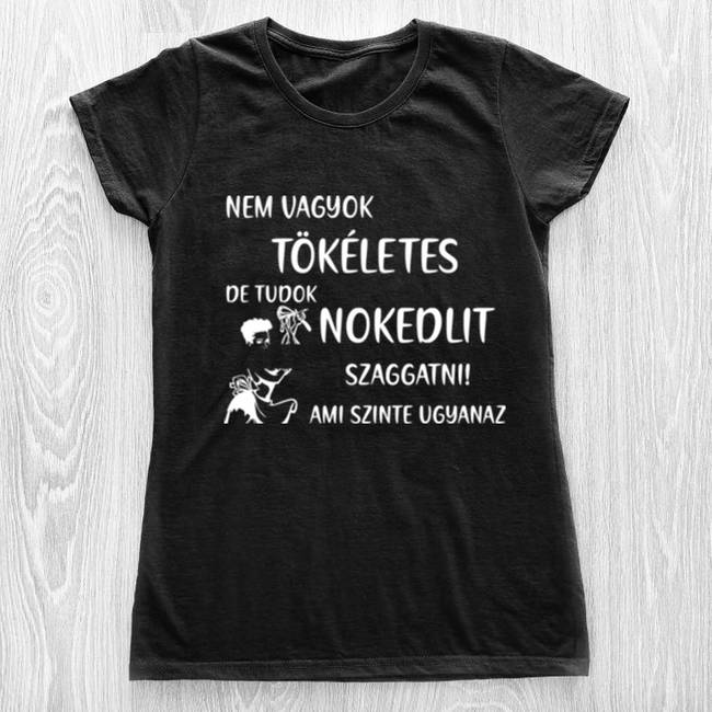 Pólók és pulóverek szellemes feliratokkal
