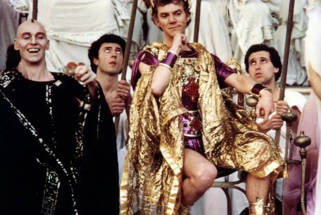 Caligula démoni alakja mindig is vonzotta a rendezőket. Az egyik leghíresebb film a császárról Tinto Brass "Caligula" című erotikus filmje. A császár szerepét Malcolm McDowell játszotta.