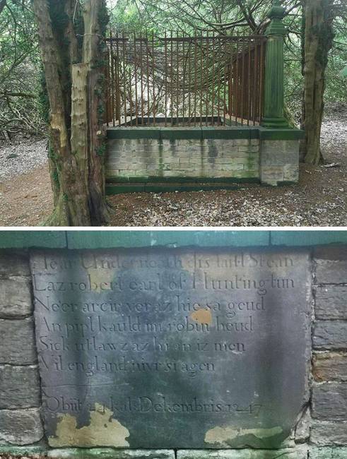 „Nemrég felfedeztem Robin Hood sírját. A nyugat-yorkshire-i erdőben egy észrevétlen és megközelíthetetlen helyen van elrejtve."