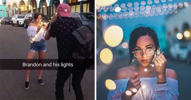 Elemes LED égősorral extra fények.