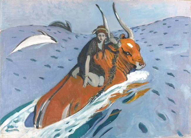 „Európé elrablása”, Valentin Serov, 1910.