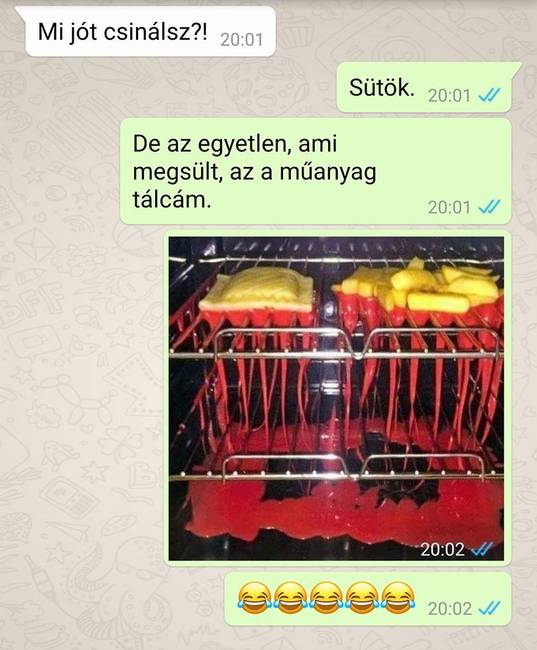 Talán jobb lenne ma étterembe menni... :P