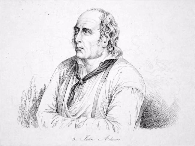 John Adams portréja.