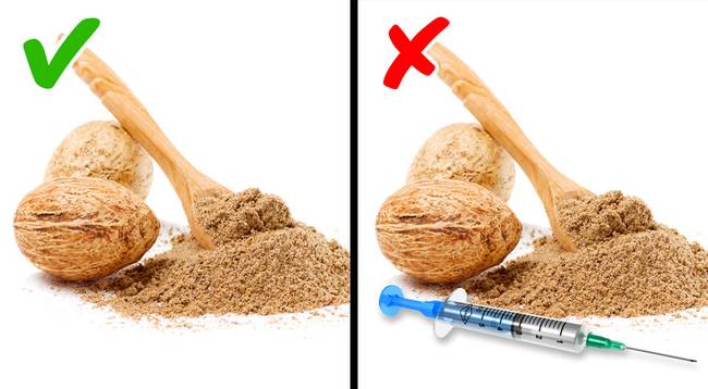 A szerecsendió rendkívül mérgező, ha intravénásan az emberi véráramba kerül.