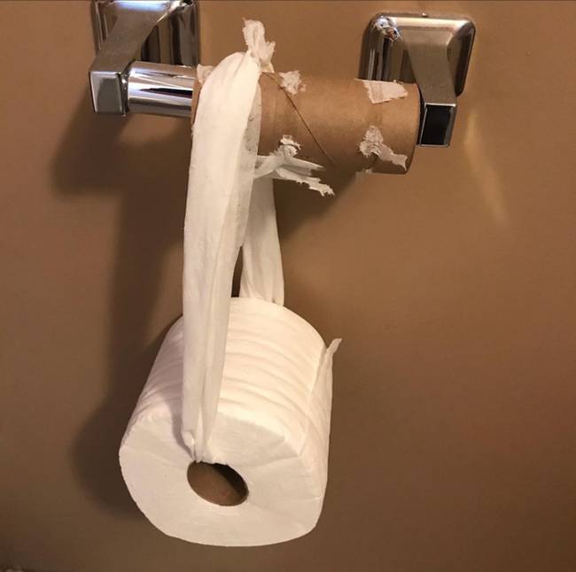 „Mondtam a lányomnak, hogy cserélje ki a WC-papírt. Megítélése szerint ez így rendben van."