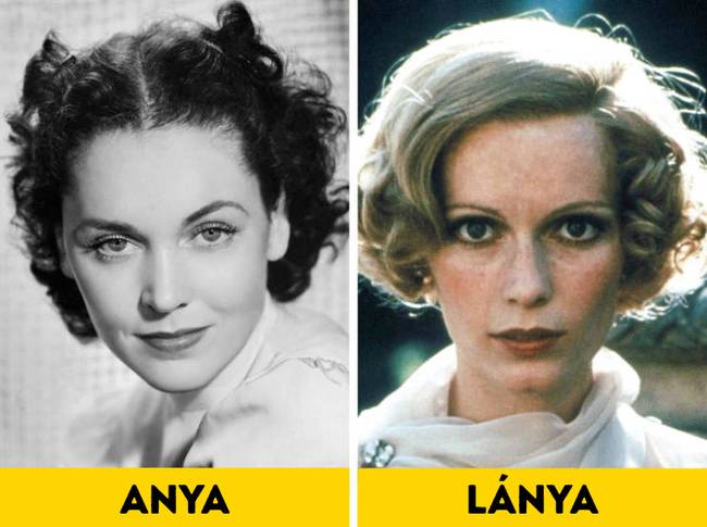Mia Farrow és az édesanyja, Maureen O’Sullivan