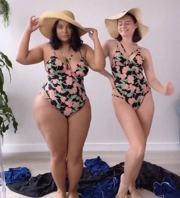 A lányok még a fürdőruháktól és a bikiniktől sem riadtak vissza.