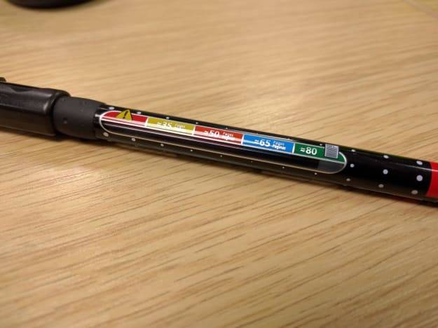 Egy toll, ami jelzi, hogy hány oldalt tudsz még vele írni, mielőtt kifogy belőle a tinta.
