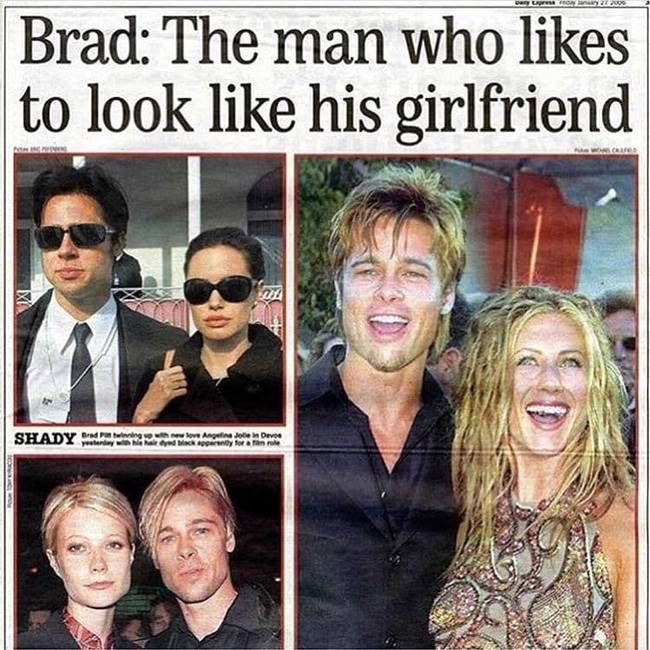 Az egész egy Twitter-felhasználótó, Sarah McGonagall-től indult, aki egy 2006-os újságcikk alapján indult el Brad Pitt rejtélyes külsejének nyomába.