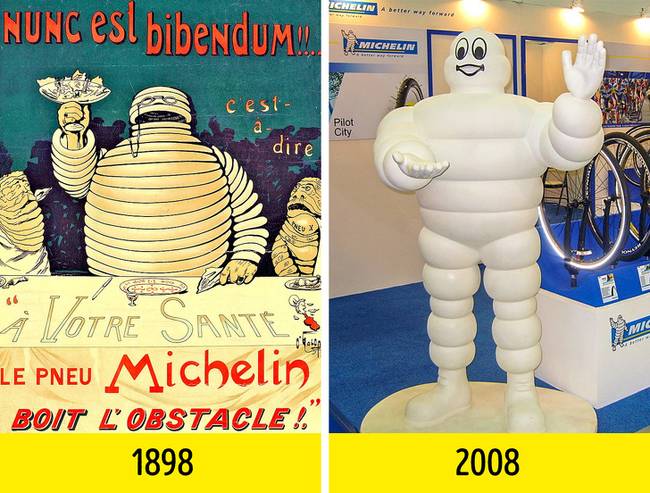 A Michelin-gumiember valódi neve: Bibendum.
