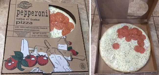 Egy újabb szívtörő pizza.