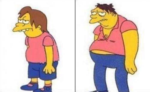 Bár a Simpson családban sosem mondták ki nyíltan, de Nelson apja több, mint valószínű, hogy Barney.