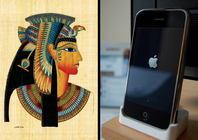 Kleopátra közelebb élt (i.e. 30) az első iPhone megjelenéséhez (2008), mint a Gízai nagy piramis építéséhez (i.e. 2560).