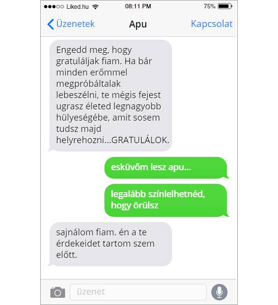 Gondoskodó édesapa.