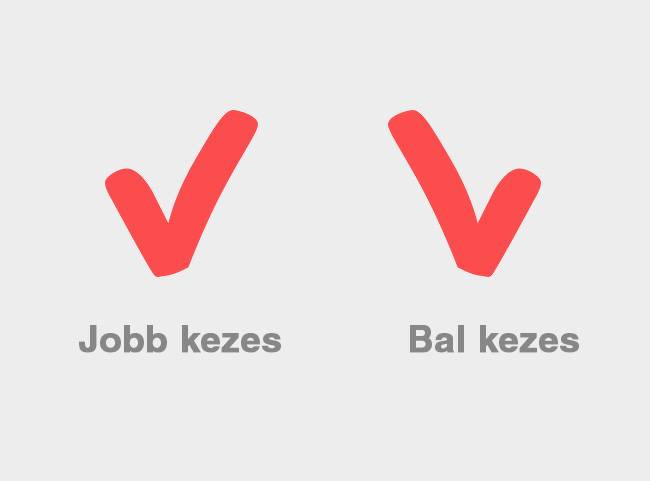 A legapróbb részletek is árulkodóak lehetnek azzal kapcsolatban, hogy jobb- vagy balkezes az illető.