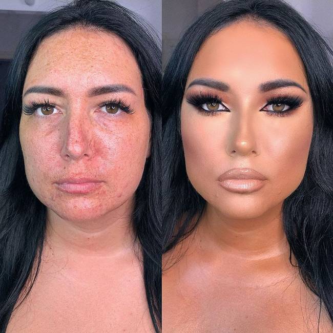 Ezt a sminket például Kim Kardashian inspirálta.