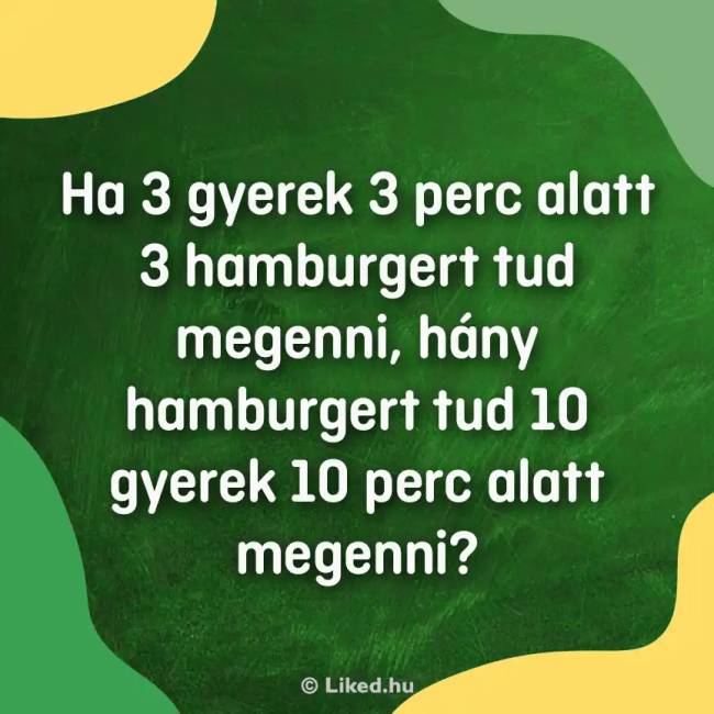 Gyerekek hamburgerek
