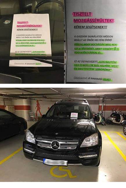 Egy megkeseredett Mercedes üzenete... :D