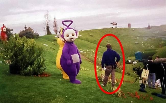 A Teletubbiek valójában 3 méter magasak voltak.