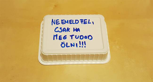Te fel mernéd emelni?! 😀