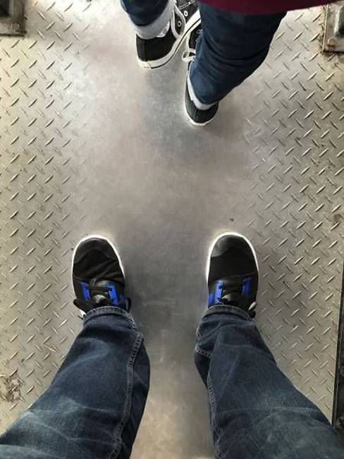 Fém padló a vidámparkban.