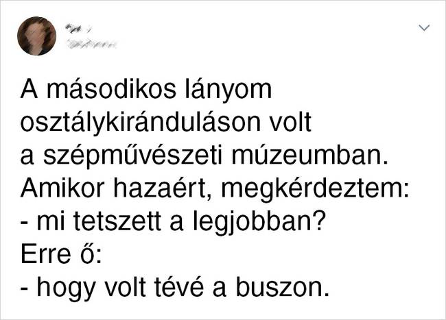 A gyerekek még nem értékelik annyira a művészetet.