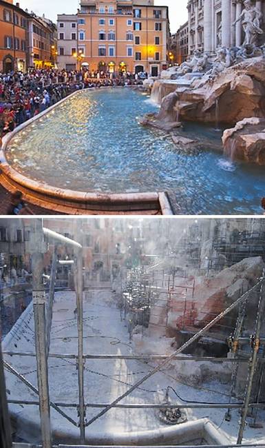 „Eljöttünk Rómába, hogy láthassuk a Trevi-kutat."
