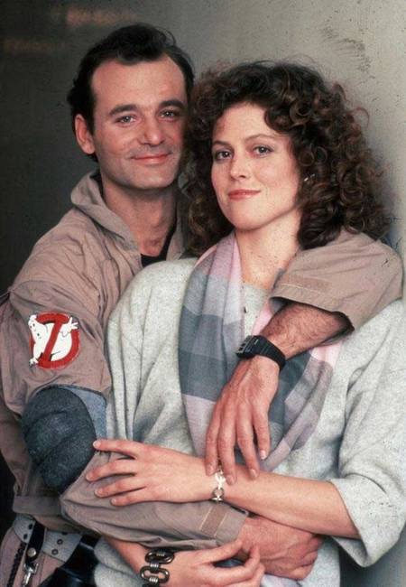 Bill Murray és Sigourney Weaver, 1984-ben.