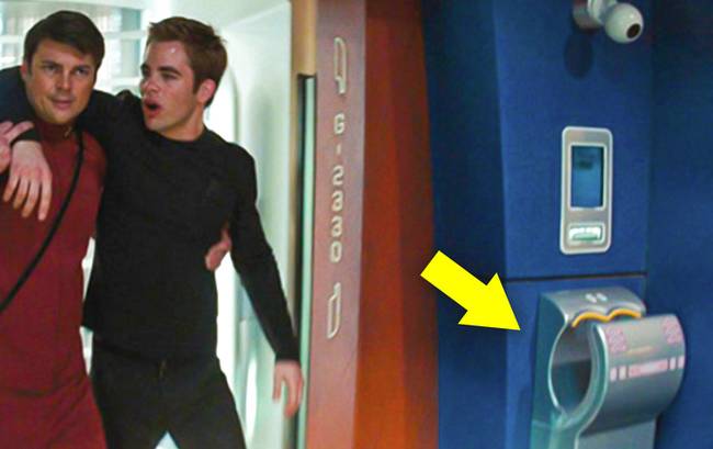 A Star Trek című filmben a napjainkban is használt kézszárítók a jövő űrhajóinak szerves részét képezik.