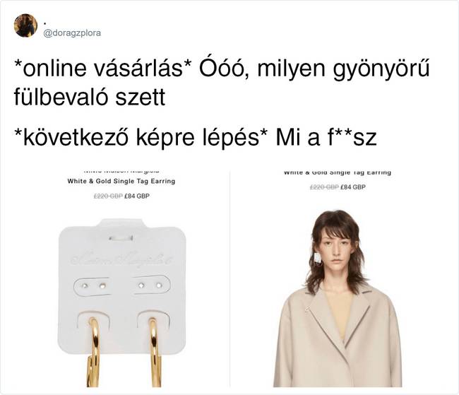 Kiderült ugyanis, hogy az álomfülbevalót teljesen máshogy kell hordani, mint azt a lány gondolta.