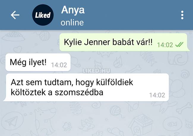 Úgy tűnik, anyám nem ismeri Kylie Jenner-t.