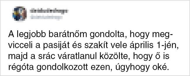Az internetezők megosztották, hogy milyen volt életük legröhejesebb szakítása