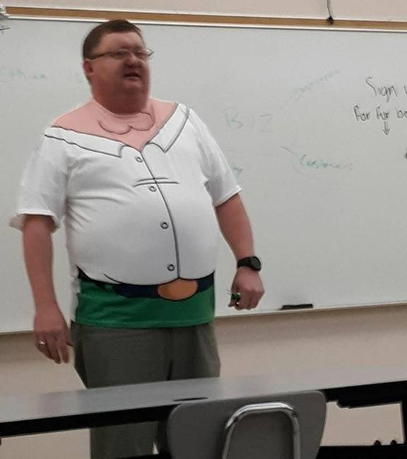 Amikor egy tanárnak kitűnő a humorérzéke.