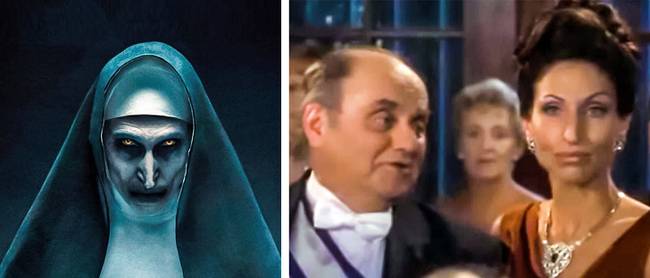 „A színésznő, aki játszotta az apácát Az apáca című filmben, szerepelt a Neveletlen hercegnőben."