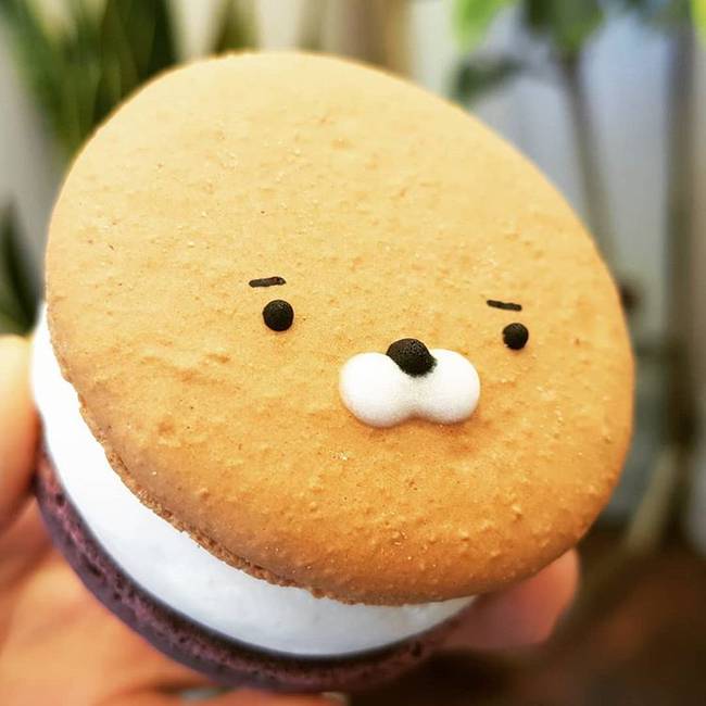 Ez egy macaroon aprósütemény.