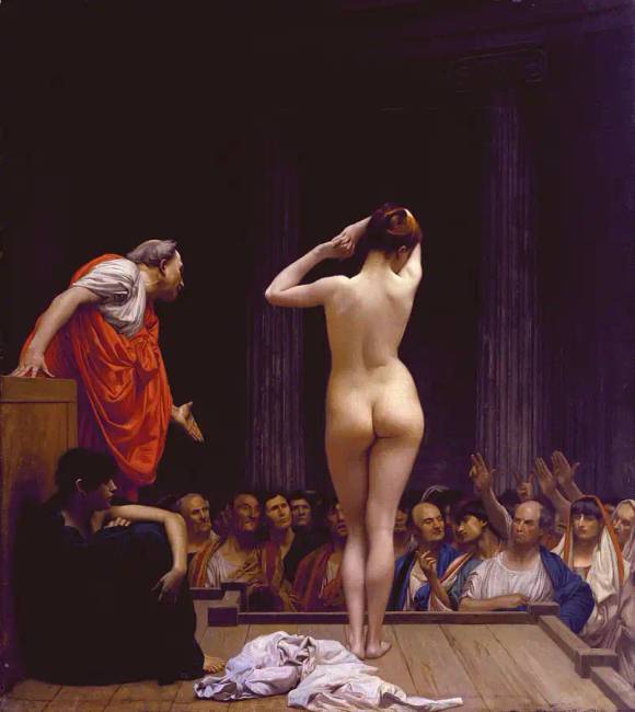 Jean-Léon Gérôme: Római rabszolgavásár