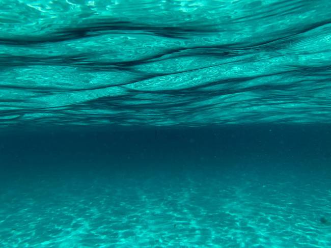 Ez a fotó Cancúnban készült. A tenger színe lenyűgöző.