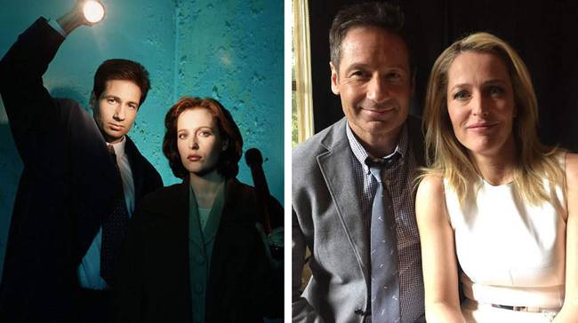 X-akták: Fox Mulder – David Duchovny (58 éves) Dana Scully – Gillian Anderson (50 év)