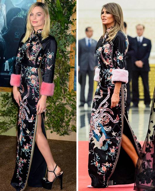 Margot Robbie és Melania Trump