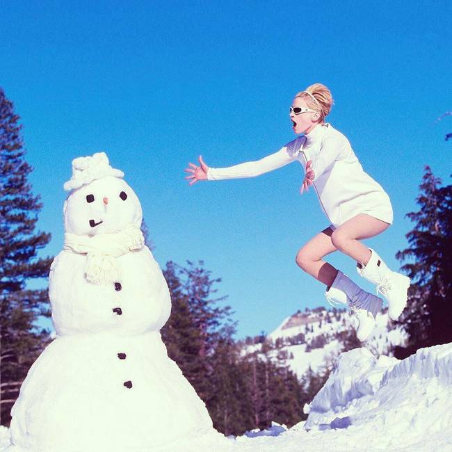 Kate Hudson alig várta már a telet.